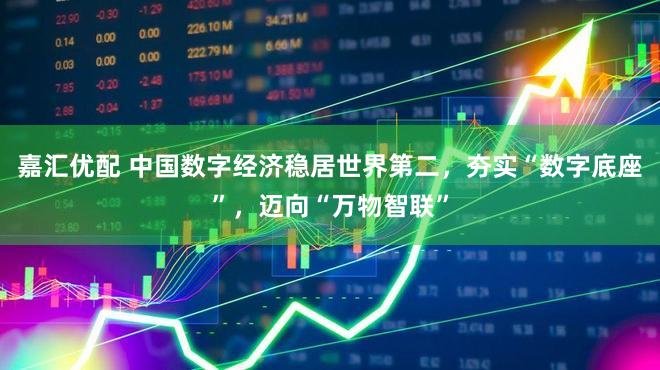 嘉汇优配 中国数字经济稳居世界第二，夯实“数字底座”，迈向“万物智联”