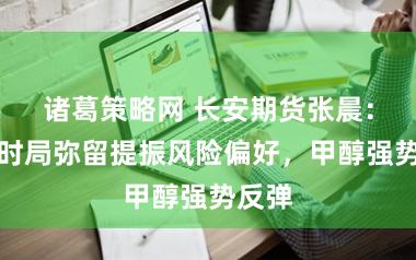 诸葛策略网 长安期货张晨：地缘时局弥留提振风险偏好，甲醇强势反弹