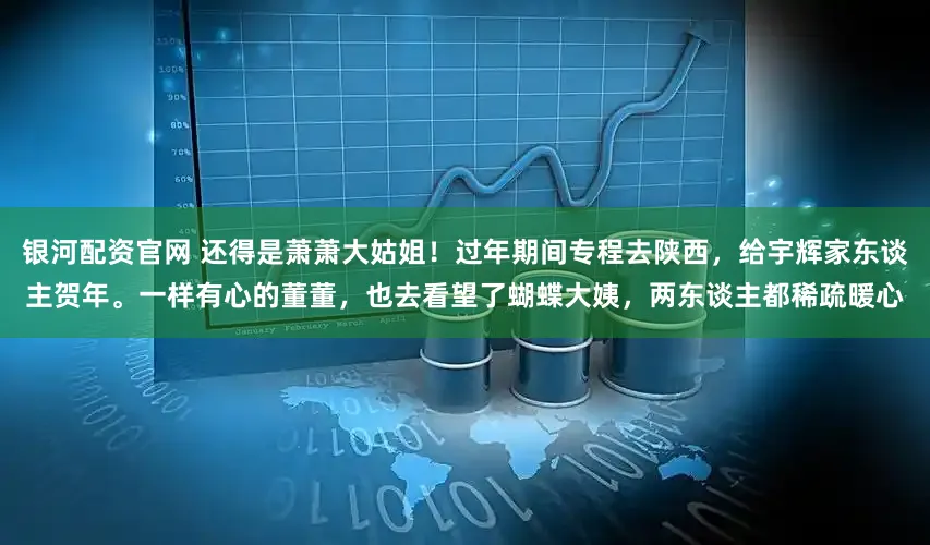 银河配资官网 还得是萧萧大姑姐！过年期间专程去陕西，给宇辉家东谈主贺年。一样有心的董董，也去看望了蝴蝶大姨，两东谈主都稀疏暖心