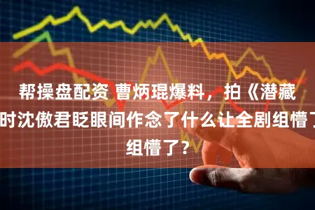 帮操盘配资 曹炳琨爆料，拍《潜藏》时沈傲君眨眼间作念了什么让全剧组懵了？